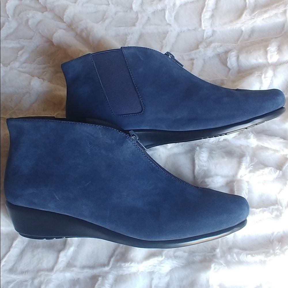 Wedge Suede Bootie